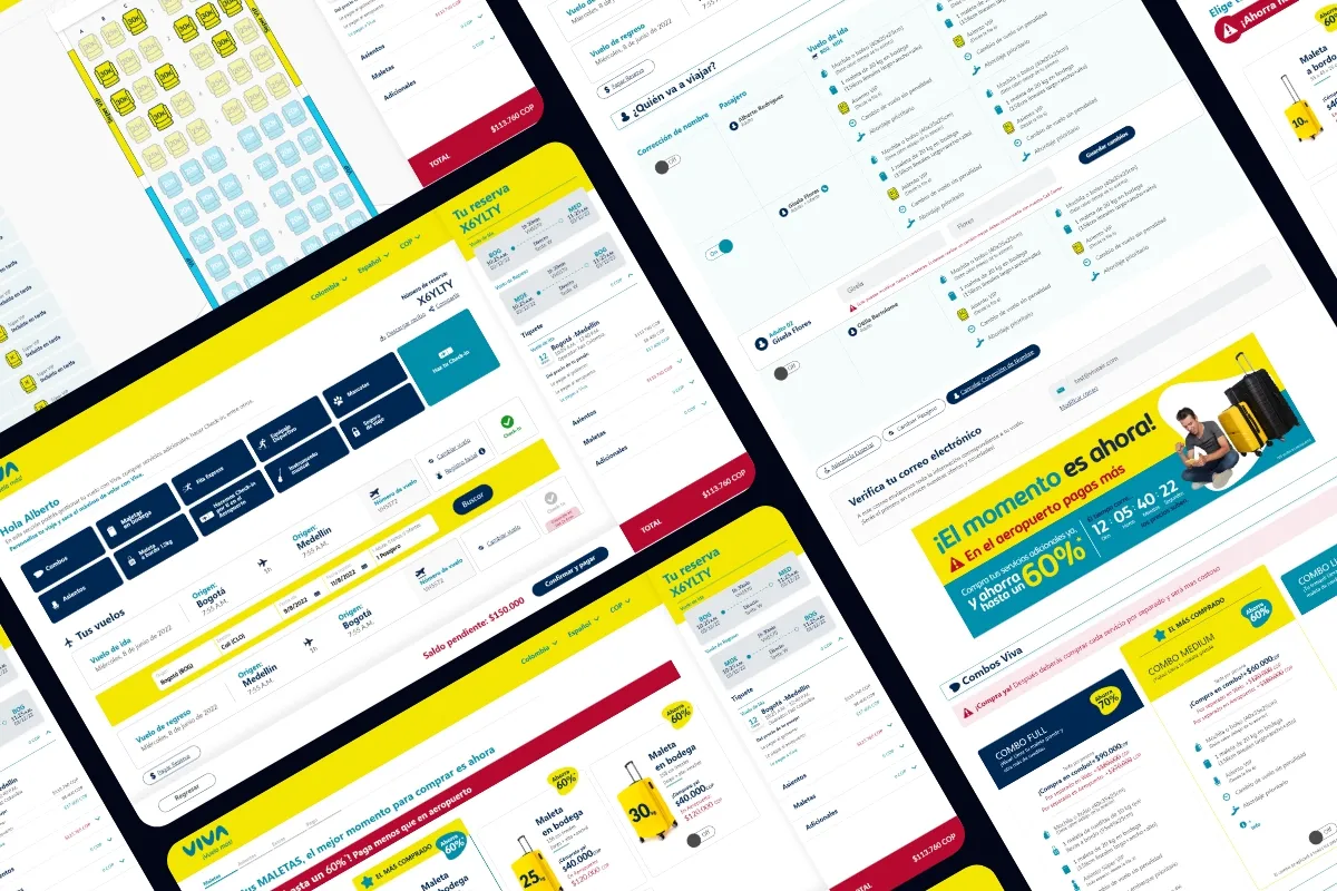 Diseño y desarrollo web Viva Air